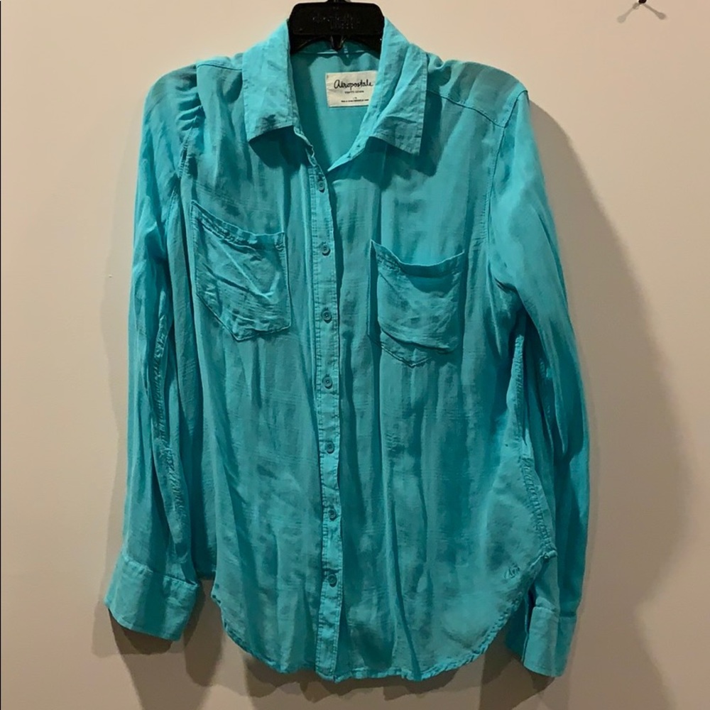 Aeropostale button down blouse